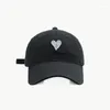 Ball Caps Fashion Outdoor Heart Embroidery Baseball Cap For Men Women Trucker Hats Adjustable Street Hip Hop Snapback Gorras