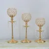 Titulares de velas Crystal Candelabra Retro Style Candlestick Titular para jantar à luz de velas e eventos de decoração de mesa Party Home Party DEC DEC