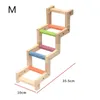 Andere Haustierversorgungen Vogelleitern für Cage Natural Wood Climbing Toy für Cockatiels Conures Shotets 40JA 221122