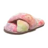 2021 Winter Large Size Real Rabbit Fur Short Plush Shoes Beef Peel Soles Indoor Floor Dragging Parentchild Home Cotton Slippers J220716