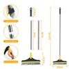 Cleaning Brushes 2 in 1 Magic Multifunctional Flexible V Shape Floor Scrubber Broom Home Bathroom Corner Crevice Foam Scrape 221122