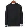 Nieuwe herentruien herfst Casual Fashion Men Designer Sweaters Black Red