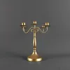 American Style Metal Candleds Holiday Restaurant Candlestick para festas de casamento Mesa centralpieces ornament