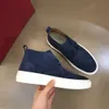 Nieuwe Stijl Mannen Zhongbang Suede Sneakers Gancio Rubberen Zool Groothandel Trainers Blauw Zwart Blauw Comfort Man Casual Wandelen EU38-46