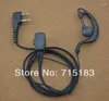 Walkie Talkie 2-Pin With Right Angle Plug Earhook Headset Microphone Pfor Midland LXT210 LXT216 LXT303 LXT305 LXT410 GXT450 GXT650etc