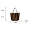 Shopping Bags 1PC Large-capacity Japanese Fashion Ins Canvas Bag Shoulder Female College Student Class Portable Supplies