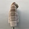 Women's Fur Faux HJQJLJLS Winter Thick Warm Coat Hooded Women Long Sleeve Fake Jacket Luxury Artificial Fuzzy 221122