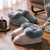 Slipare Winter House Fluffy Plush Slides Couples Non-Slip Home Shoes Women and Man Indoor Stängt Furry Cotton Boot