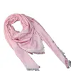 Sciarpe di seta di moda a quattro stagioni Scarf Man Women Scialchina per trifoglio a foglie di foglia lunga