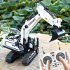 Electric RC Car 1 20 RC 2 4G Remote Control Excavator Construction Truck Dumper Bulldozer Crawler Engineering Voertuig speelgoed voor jongens Kid cadeau 221122