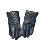 Stylish Women Sheepskin Gloves Thick Warm Leather Mittens Touch Screen Gloves Winter Ladies Christmas Gifts With Box