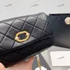 CC BAGS LUXury Brand Schoudertassen Dames Pearl accessoires Klassieke klep Schoudertas Diamant Lattice Leer Mini Bag Winkelen Cosmetische muur