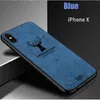 Custodie per cellulari con design testa di cervo per Apple iphone xr xs max x 8 7 6 6s plus Custodia in pelle per cellulare