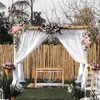 Flores decorativas grinaldas 2 PCs Kit de arco de casamento artificial Garlandes de seda peony swag swag sinal de boas -vindas Floral for Cerimony Party 221122