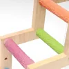 Other Pet Supplies Hamster Chew Toy for Teeth Natural Wood Ladder Climbing Bridge Bird Toys 221122