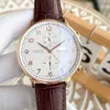 الرجال يشاهد I-WC PUQI Watch Watch Travel 6Z9H الوقت التلقائي بالكامل ميكانيكي مائي متعدد الوظائف MN1S