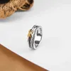 Voor trendy ring dameslaag ringen x designer mode sieraden aaa love dubbele dames mannen gevlochten paar verjaardagsfeestje cadeau253f