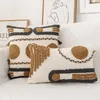 Poduszka boho w stylu 45x45 cm/30x50 cm bawełniana pętla kawy na kępę do dekoracji domowej sypialnia w salonie netto w salonie