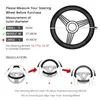 Steering Wheel Covers AUTOYOUTH Car Tire Style Soft Universal 15 Inch Fit Anti-Slip Black Red Beige Blue Gray Microfiber Leather