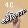 Pantofole con piattaforma spessa Donna Prevenire l'impatto del piede Zebra Stripe Amanti all'aperto Suole antiscivolo per la casa Pantofola Eva Uomo Antiscivolo J220716