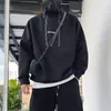 Moletons masculinos moletons moletons moletons do traje de travessa de 2 pe￧as Hip Hop Men Sports Use roupas de moda Soldomem