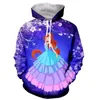 Men's Hoodies World Of Winx Funny Fashion Long Sleeves 3D Print Zipper/Hoodies/Sweatshirts/Jacket/Men/women