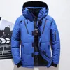 Männer Daunenparkas -20 Grad Jacke Männlich Winter Männer Weiße Ente Mit Kapuze Outdoor Dicke Warme Gepolsterte Schnee Mantel Übergroßen m-4XL 221122