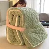 Blankets Super Thick Winter Warm Blanket for Bed Artificial Lamb Cashmere Weighted Soft Comfortable Warmth Quilt Comforter 221122