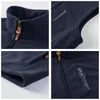 Men's Vests s Plus Size Winter Fleece Jacket Spring Sleeveless Coat Fashion Casual Waistcoat Tactical Army 5XL 221122