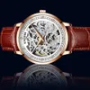 Нарученные часы Relogio Skeleton Watch для мужчин Автоматические мужские часы W Diamond Механические наручные часы Женские модные женские часы 221121