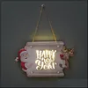 Christmas Decorations Christmas Decoration Doorplate Led Lamp Party Wall Decorations New Year Festival Supplies Props Decor 15 8Jy D Dhzgu