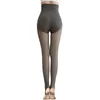 Mulheres leggings outono inverno quente mulheres espessas mulheres transparentes de pele mais grossa emagrecer na cintura alta feminino corpo modelador 221122