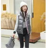 Kadın Yelekler Koreli Versiyon Kış Parlak Pamuk Yelek Kadınlar 2022 Günlük Stand-Yatak Zipper Cep Moda Dış Giyim N1362