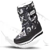 Boots Boys Children Neve para tênis Inverno Kids Sport Sapatos de couro de moda 221122
