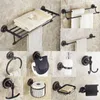 Bath Accessory Set Bathroom Hardware Oil Rubbed Bronze Rack Paper Holder Toothbrush Towel Bar Coat Hook Accessories