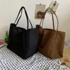 Shopping Bags 1PC Large-capacity Japanese Fashion Ins Canvas Bag Shoulder Female College Student Class Portable Supplies