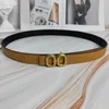 Designer Brand Women Smooth Buckle Belt 2.3CM Dress Decoration Thin Belts Black White Multicolor Matching Can Be Used As Holiday Gift