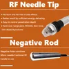 Poignées faciales partielles de resurfaçage de retrait d'acné de laser de rf Microneedle deux