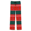 Tute da uomo Natale Pantaloni casual da uomo Pantaloni del pigiama con coulisse e tasche Casa regalo di Natale con pantaloni dritti a taglio Jean Uomo 221122