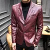 Męskie skórzane faux kurtki dla mężczyzn Suit Jaqueta Masculina Ceketler Ropa Hombre Chaquetas Jacken Coat Kurtki veste homme roupas Masculinas 221122