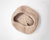 Berets 2022 Winter Dicke Warme Baskenmütze Frauen Casual Baumwolle Cord Hüte Elegante Mädchen Künstler Kürbis Panama Gorros