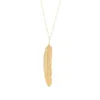 Hanger kettingen Fashion Feather kettingen voor vrouwen tienermeisjes lange blad hanger trui ketting ketting druppel levering sieraden penda dhxdi