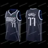 Luka Doncic Kyrie Irving Basketball-Trikots Dirk Nowitzki Maverick City 77 11 Blue Black Edition Green Jersey 2023 2024 Williams Hardaway Jr. Kleber