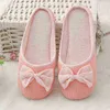 Gktinoo Cotton Cute Bowtie Home Women Tisters Summer Spring Indoor Shoes For A Girls Ladies Female Home Slapka J220716