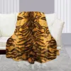 Vintage luipaardprint deken klassiek Wild Animal Pattern Deken Slaapkamer beddengoeddekens