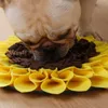 Dog Toys Chews Chew Pet Sniff Mats Training Одеяло Snuffle Sunflower Pad облегчает стресс нос головоломка.