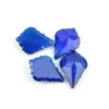 Chandelier Crystal Dark Blue 38mm/50mm/63mm/76mm Glass Hanging Pendant For Lamp Part