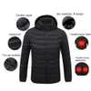 Men's Jackets 11 Areas Heated Jacket USB Women's Winter Outdoor Electric Heating Warm Sports Thermal Coat Clothing Heatable Vest 221122