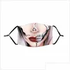 Designermasken staubdes Mascarilla Anti Haze Respirator Waschbares Stoffmasken mit Filterelement SKL Muster Terror PM2.5 adju DHECC