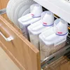 Storage Bottles 2L Cereal Box Transparent Kitchen Flour Grain Food Rice Container Items